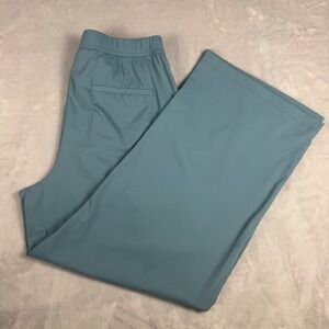 Halara  Blue Wide Leg Dress Pants Womens XL Business Casual Career